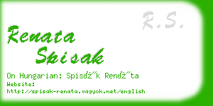 renata spisak business card